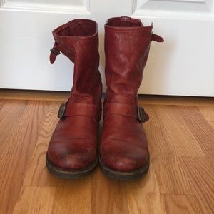 Red Frye Veronica Boots